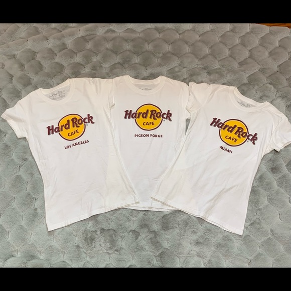 Hard Rock T Shirts Vintage Los Angeles Size XS - Picture 4 of 4